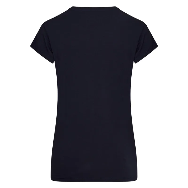 Imperial Riding Preppy Star Junior Girls T-Shirt - Navy-1