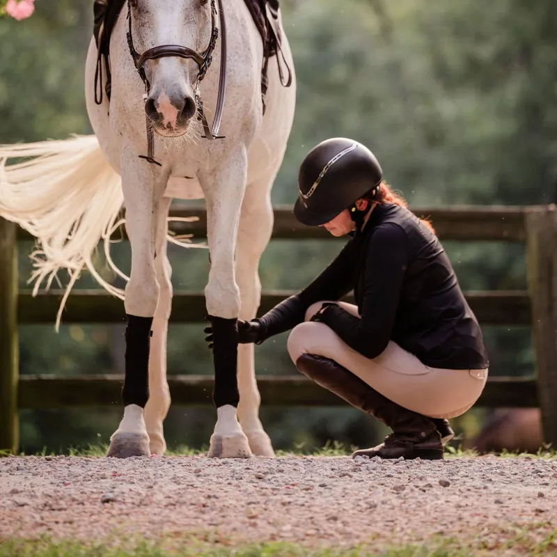 Incrediwear Equine Circulation Exercise Therapeutic Bandages - Black-3