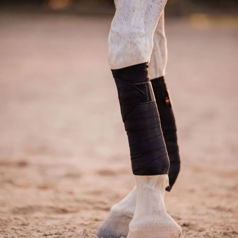 Incrediwear Equine Circulation Exercise Therapeutic Bandages - Black-12