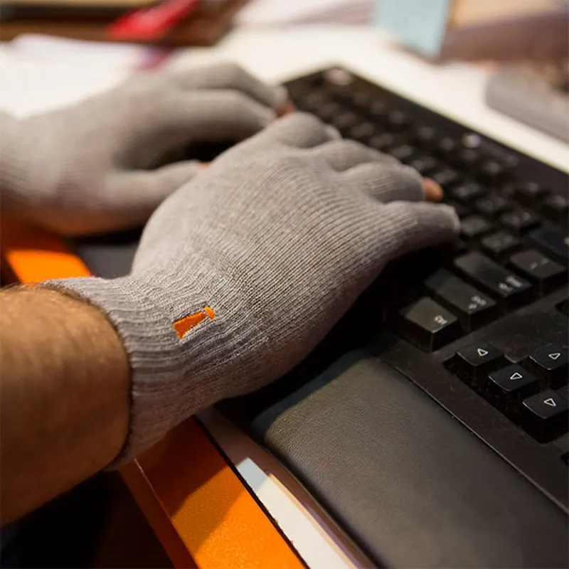 Incrediwear Fingerless Circulation Gloves - Grey-1