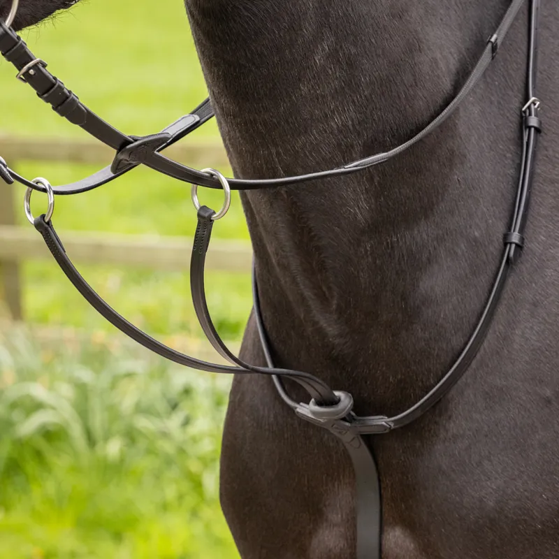 LeMieux Arika Running Martingale - Black/Silver-1