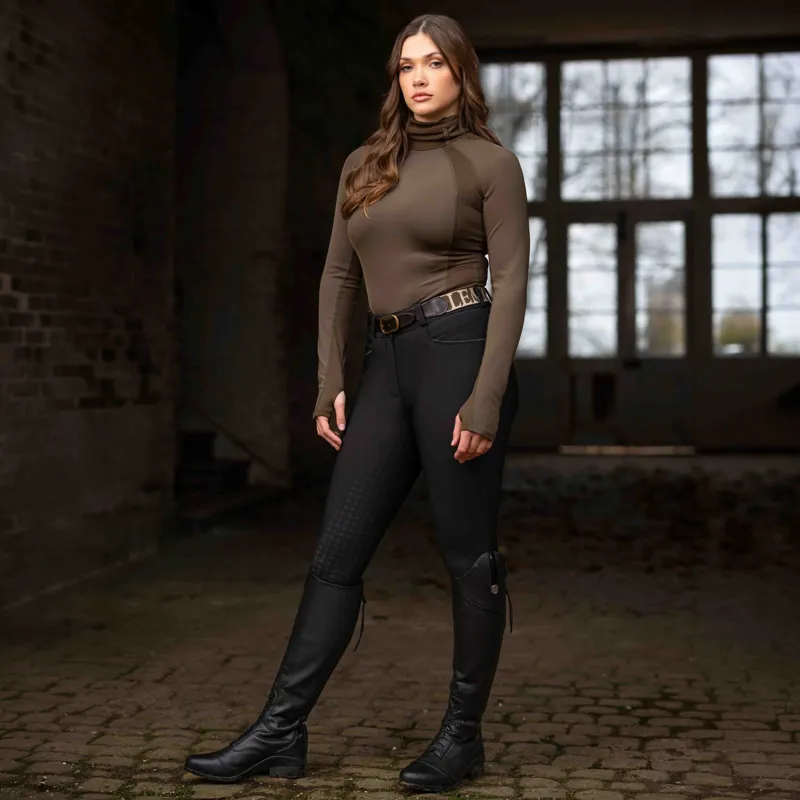 LeMieux Isabelle Womens Tall Full Seat Breeches - Black-5