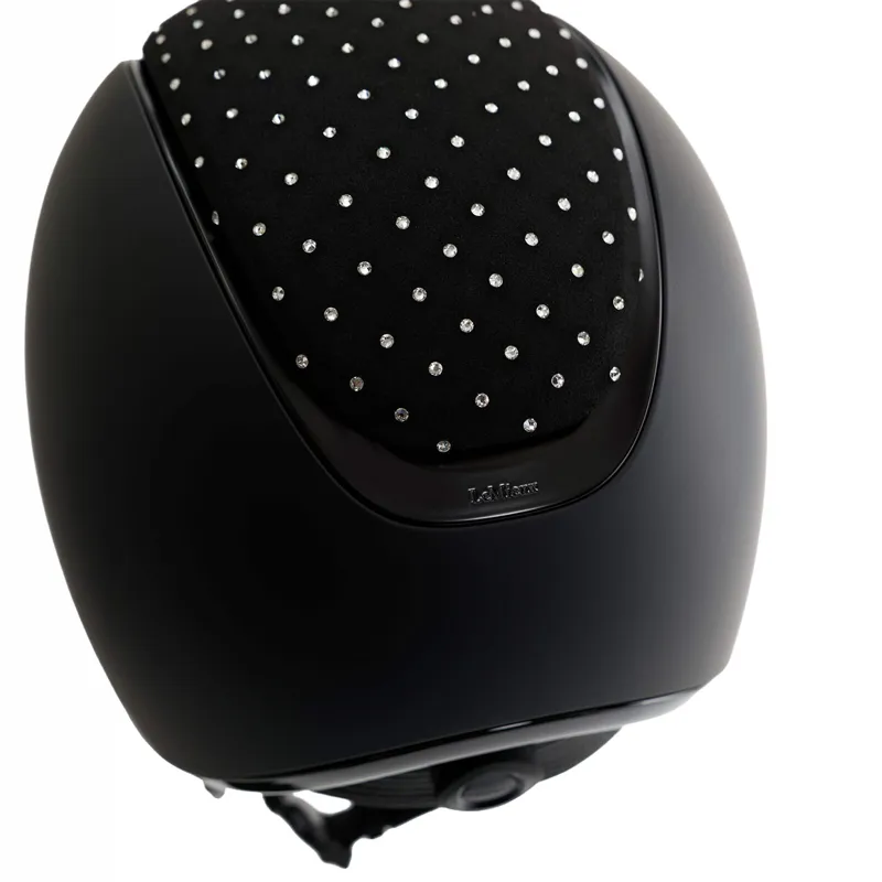 LeMieux Verv Helmet Panel - Swarovski/Black-2