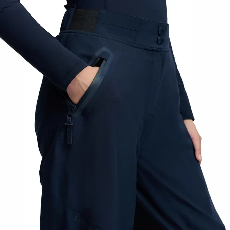 LeMieux Stormwear Womens Waterproof Trousers - Navy-2