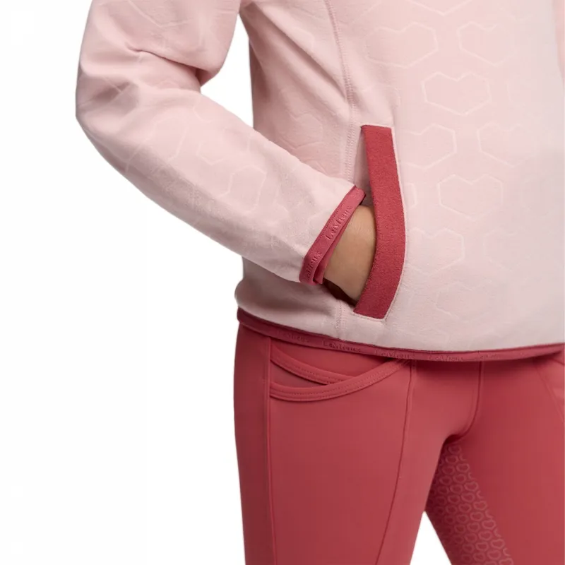 LeMieux Mini Maggie Junior Fleece Jumper - Petal/Heart-6