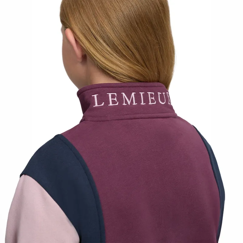 LeMieux Young Rider Viola 1/4 Zip Sweatshirt - Bramble-6