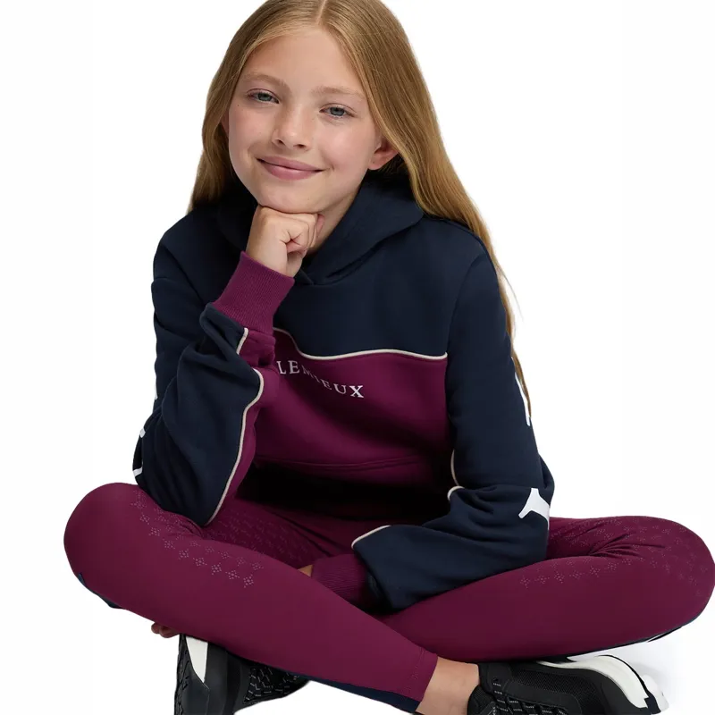 LeMieux Young Rider Sadie Hoodie - Blackberry-3