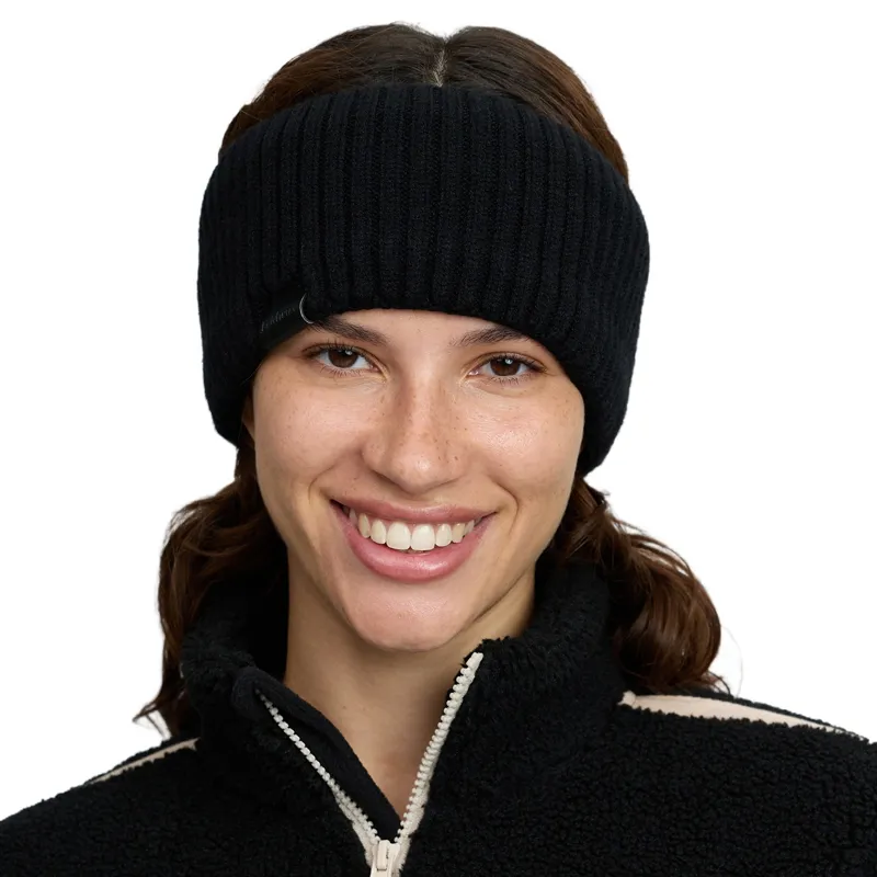 LeMieux Clara Womens Rib Headband - Black-1