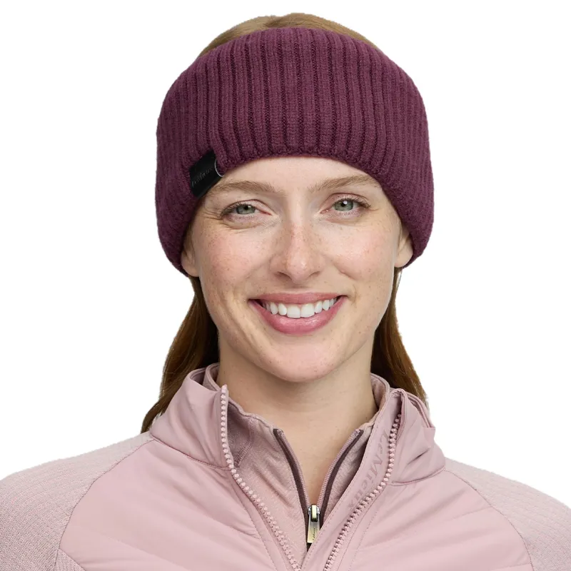 LeMieux Clara Womens Rib Headband - Bramble-2