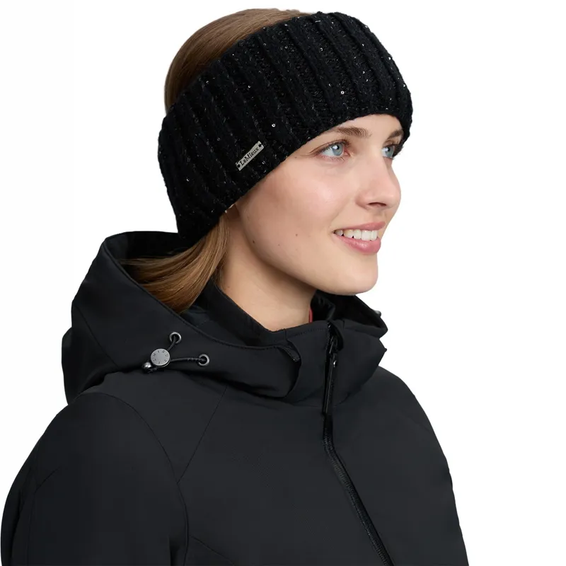 LeMieux Bernie Womens Sequin Headband - Black-2