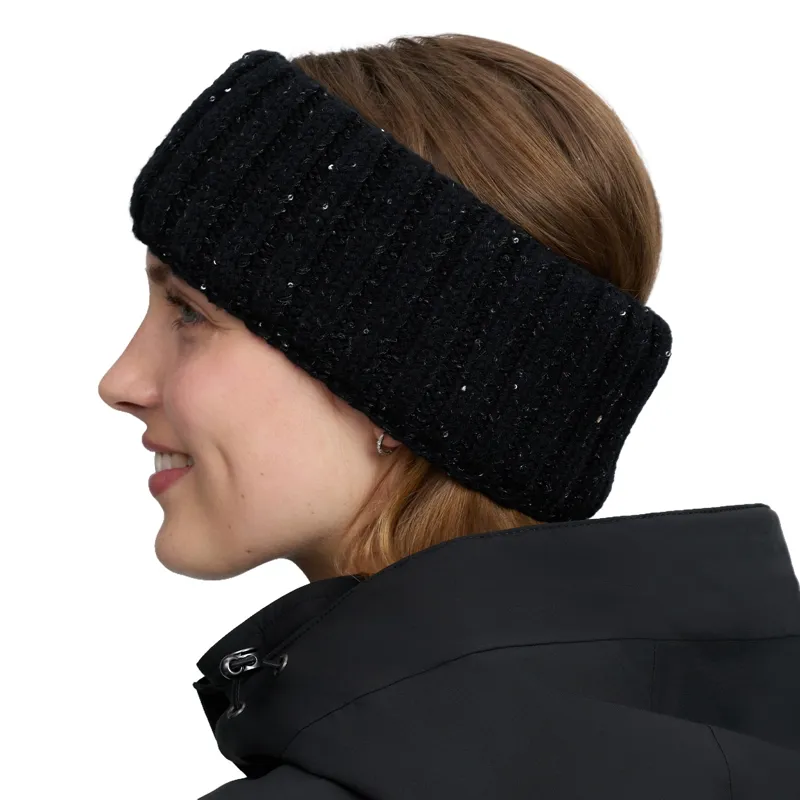 LeMieux Bernie Womens Sequin Headband - Black-3