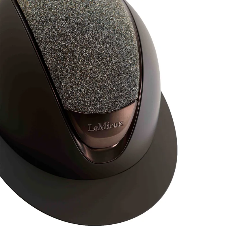 LeMieux Verv Helmet Panel - Brilliance Espresso-2