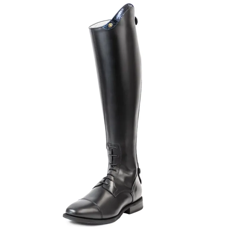 DeNiro Italo Ice Laced Tall Riding Boots - Black/Notte