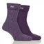 Jeep Super Soft Brushed Ladies Boot Socks - Lilac/Purple