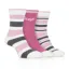 Jeep Performance Ladies Boot Socks 3 Pack - Rose/Cerise
