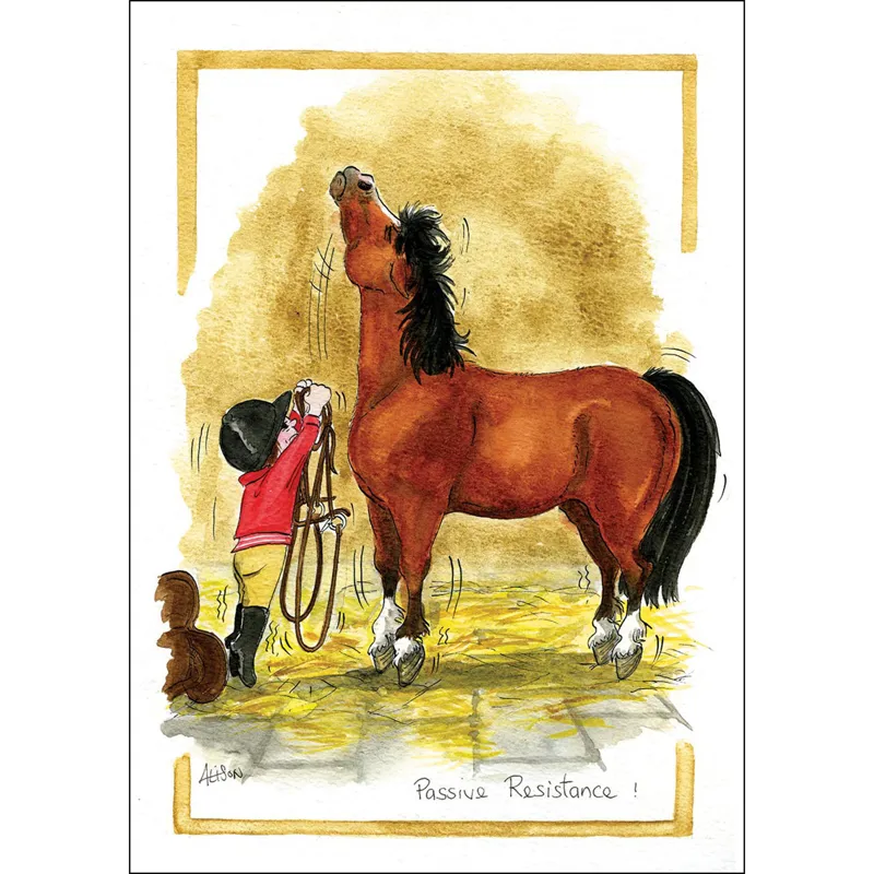 Alison Lingley Alisons Animals Horse Greetings Card - Various-1