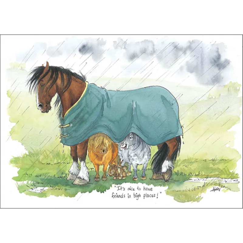 Alison Lingley Alisons Animals Horse Greetings Card - Various-4