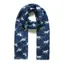 Jewelicity Printed Scarf - Navy/Horses