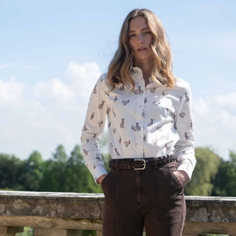 Toggi Johnson Ladies Stretch Shirt - White/Hare-9