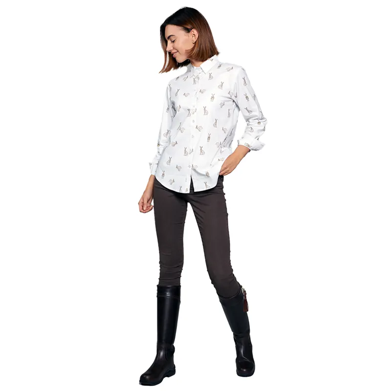 Toggi Johnson Ladies Stretch Shirt - White/Hare-3