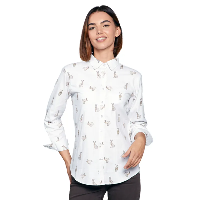 Toggi Johnson Ladies Stretch Shirt - White/Hare-1
