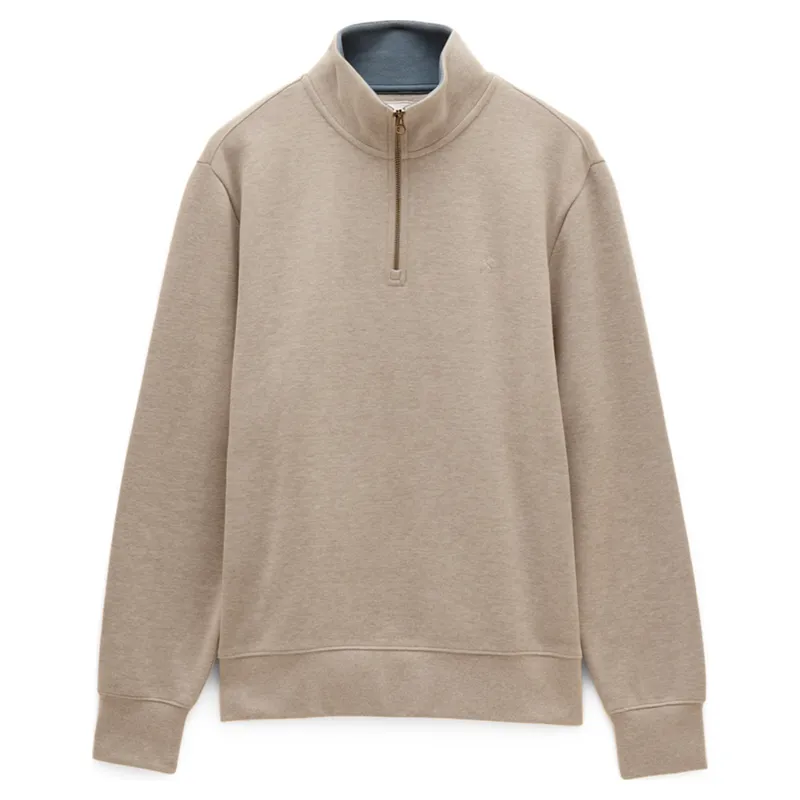 Joules Alistair 1/4 Zip Mens Sweatshirt - Oatmeal-2