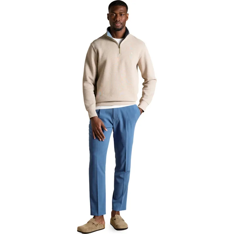 Joules Alistair 1/4 Zip Mens Sweatshirt - Oatmeal-4