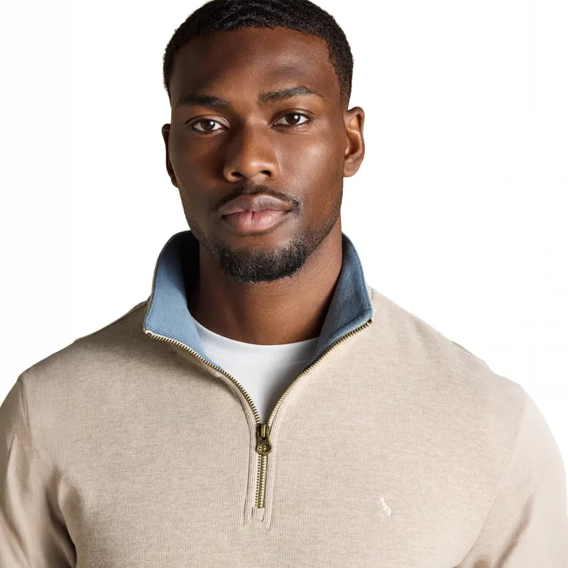 Joules Alistair 1/4 Zip Mens Sweatshirt - Oatmeal-6