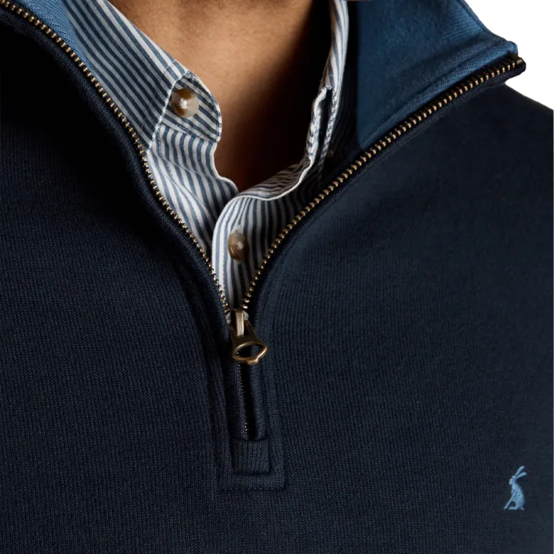 Joules Alistair 1/4 Zip Mens Sweatshirt - Navy-6