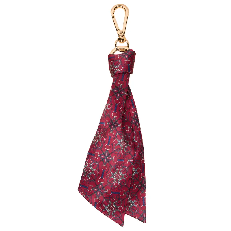 Joules Amber Keyring - Berry Red