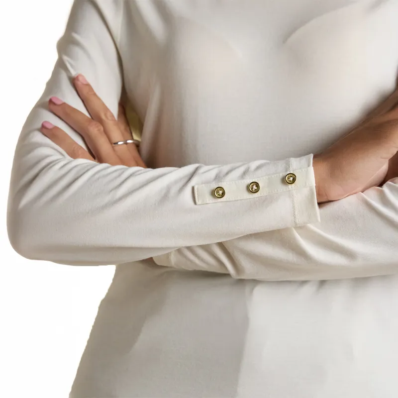 Joules Amy Womens Long Sleeve Jersey Top - Cream-4