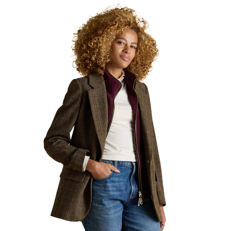 Joules Amy Womens Long Sleeve Jersey Top - Cream-6