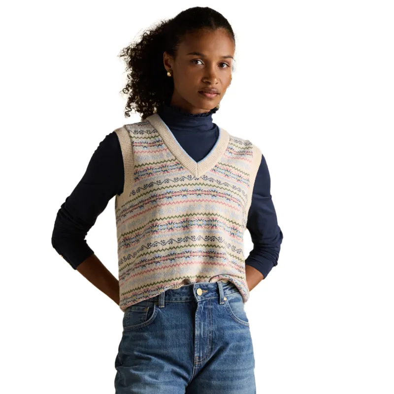 Joules Amy Womens Long Sleeve Jersey Top - Navy-7