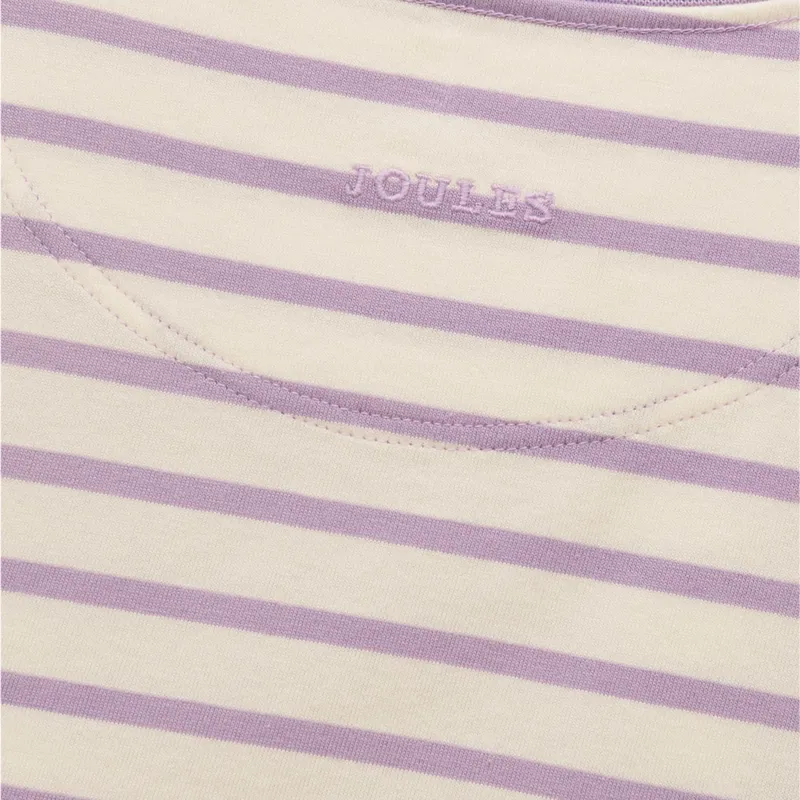 Joules Ava Junior Girls Long Sleeve Top - Lilac/Purple-4