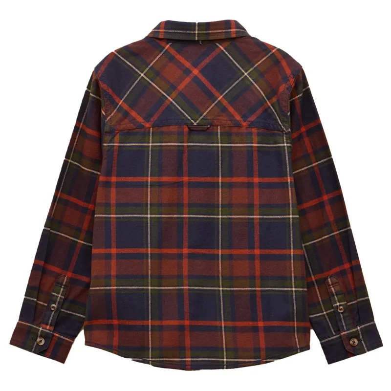 Joules Buchanan Junior Long Sleeve Check Shirt - Green/Red-2