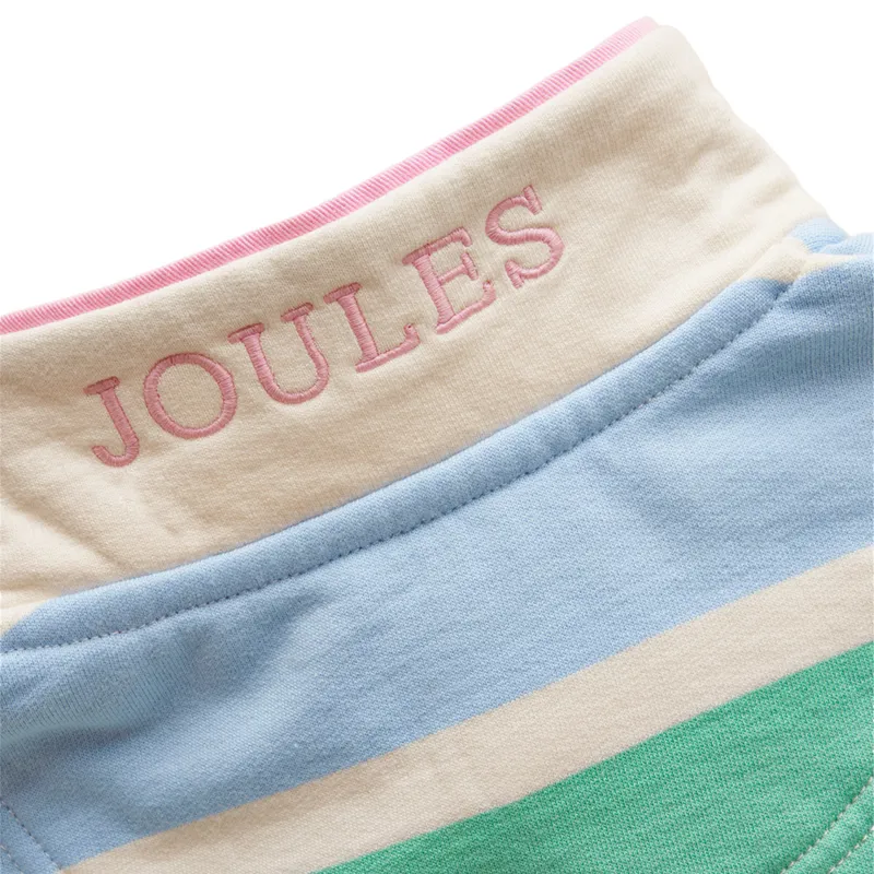 Joules Burnham Junior Girls Funnel Neck Sweatshirt - Multi Stripe-3