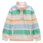 Joules Burnham Junior Girls Funnel Neck Sweatshirt - Multi Stripe