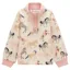 Joules Burnham Junior Girls Funnel Neck Sweatshirt - Cream/Horse Print