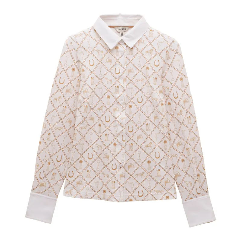 Joules Charlotte Womens Printed Jersey Shirt - Horse Icons-2