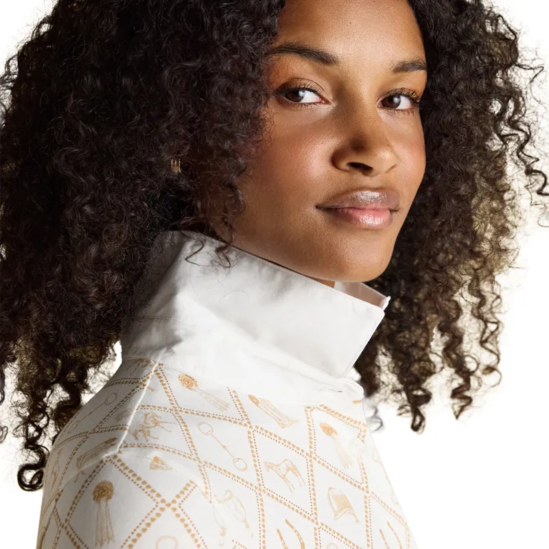 Joules Charlotte Womens Printed Jersey Shirt - Horse Icons-5