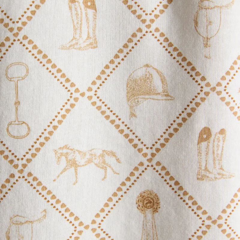 Joules Charlotte Womens Printed Jersey Shirt - Horse Icons-7