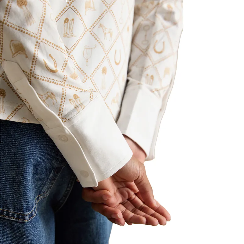 Joules Charlotte Womens Printed Jersey Shirt - Horse Icons-8