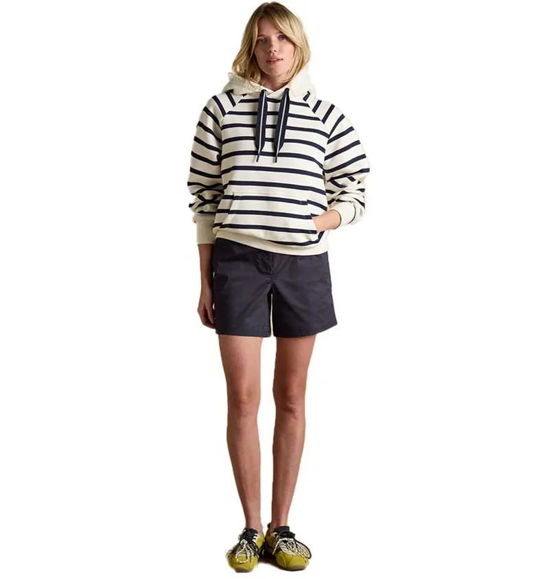 Joules Womens Chino Shorts with Elasticated Waist - Navy-2