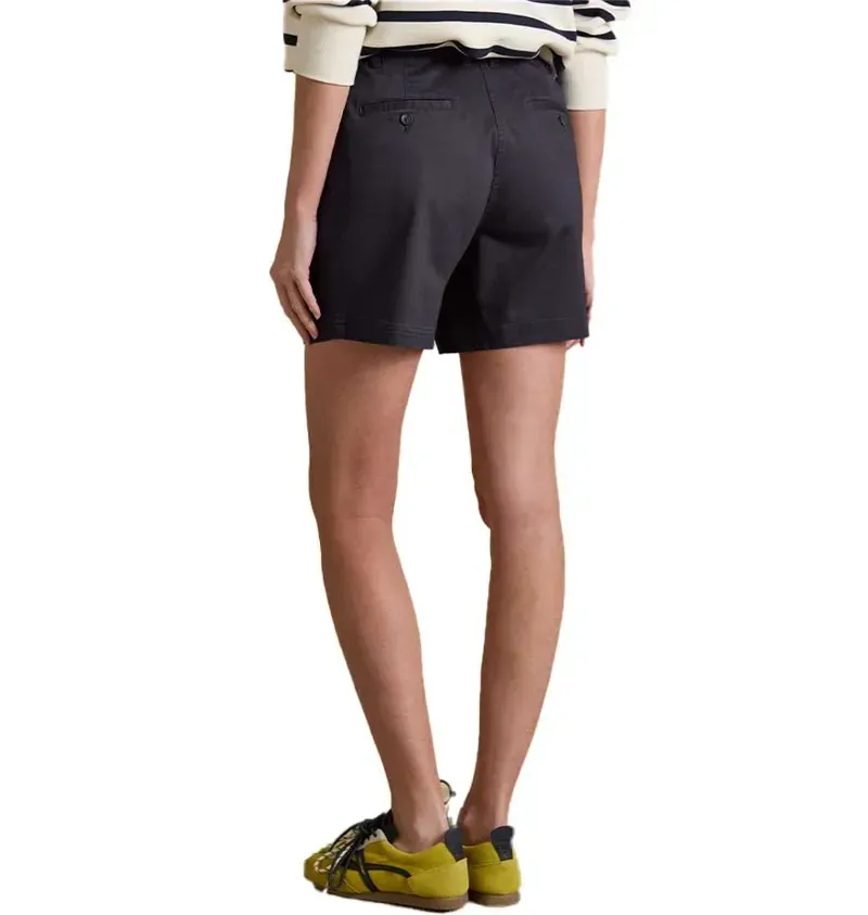 Joules Womens Chino Shorts with Elasticated Waist - Navy-4