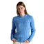 Joules Classic Cable Cotton Womens Crew Neck Jumper - Blue