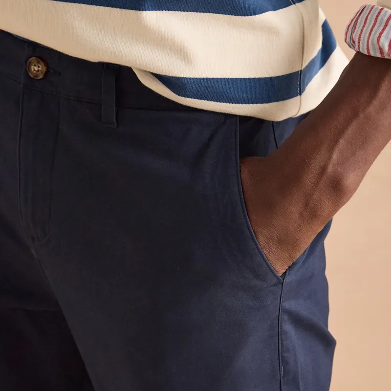 Joules Mens Classic Fit Chino Trousers - Navy-4