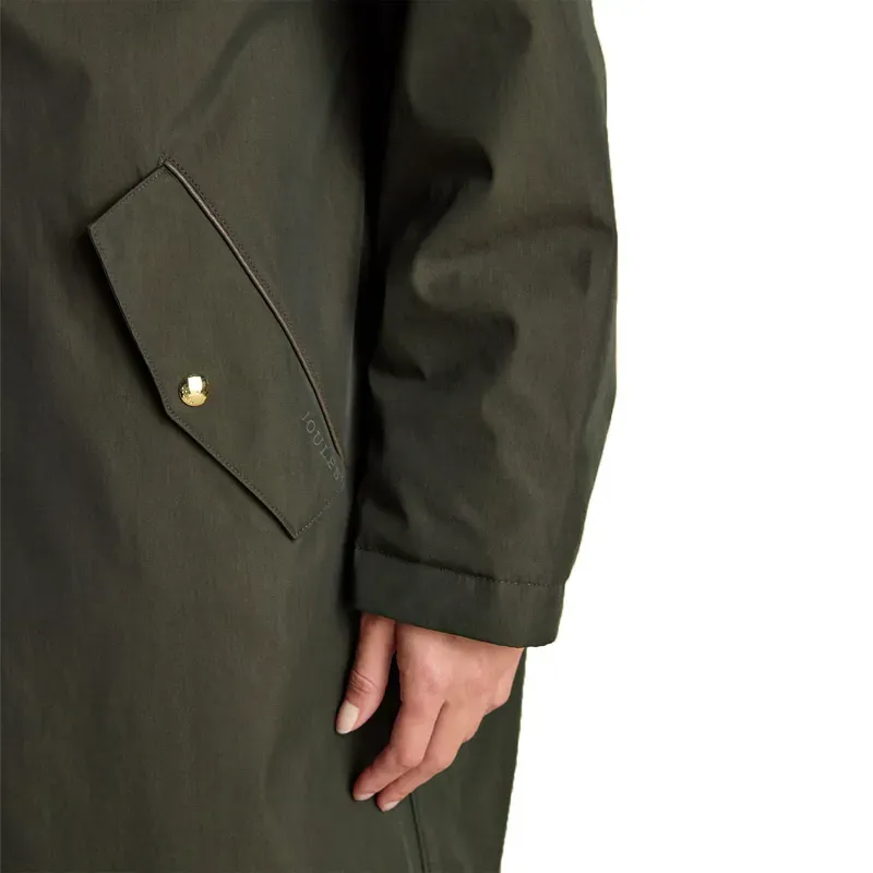 Joules Coverall Oversized Womens Waterproof Coat - Rosemary Green-6