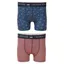 Joules Crown Joules Mens Boxers 2 Pack - Burgundy/Red