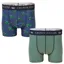 Joules Crown Mens Boxers 2 Pack - Green/Blue