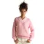 Joules Dibly Womens Cotton Cable Knit Cricket Jumper - Pink